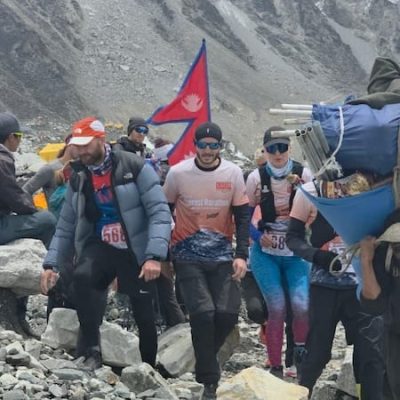 Everest marathon trekking